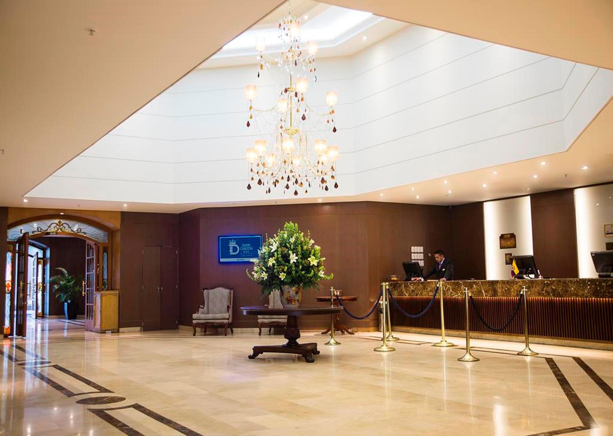 Hotel Dann Carlton Bogotá Exterior foto The lobby of the hotel
